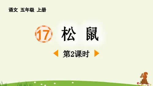 最新部编人教版小学语文五年级上册《松 鼠(第2课时)》精品教学课件