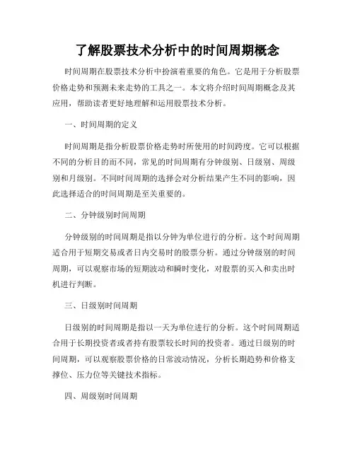 了解股票技术分析中的时间周期概念