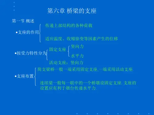 支座的类型和构造