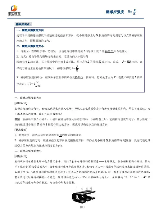 磁感应强度