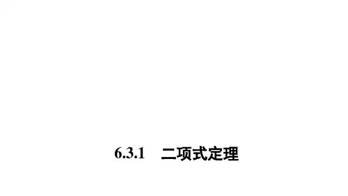 高中数学同步教学课件  二项式定理 (3)