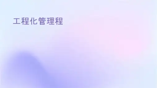 工程现场精细化管理课程讲义课件