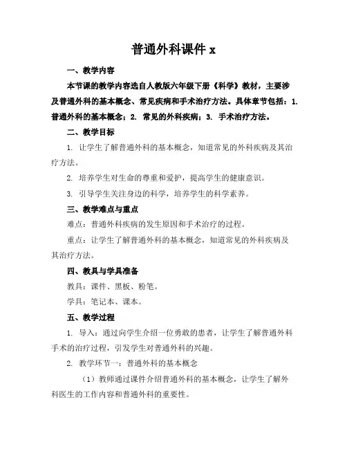 普通外科课件x