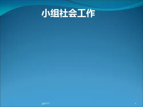 小组社会工作  ppt课件
