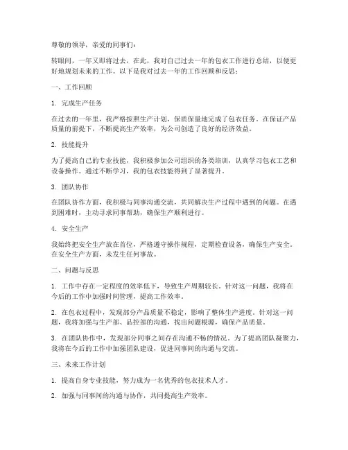 包衣年度总结范文