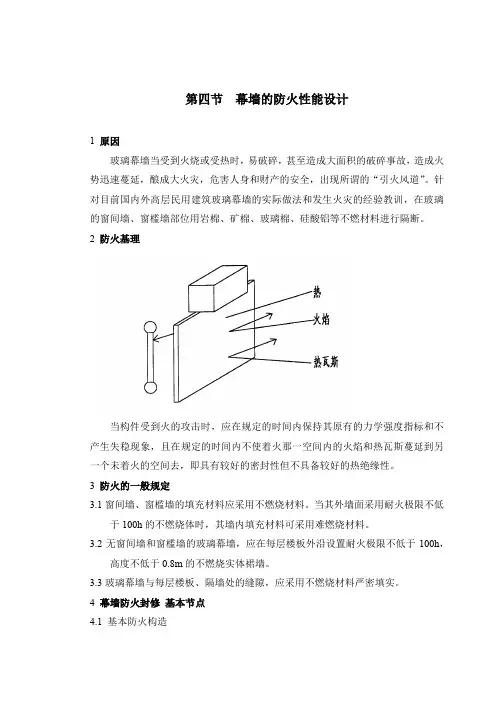 第四节幕墙的防火设计