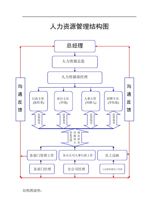 人力资源管理结构图