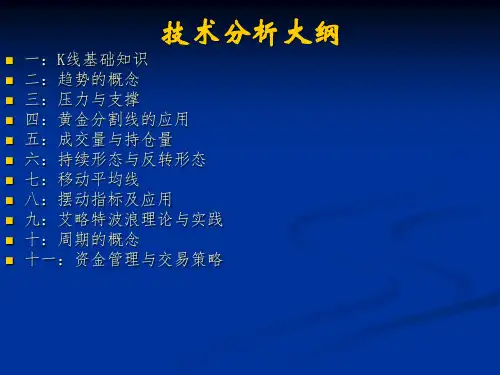 现货贵金属技术分析PPT课件