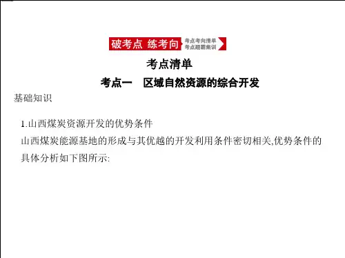 2021年新课标版地理高考复习课件：专题十五 区域自然资源综合开发利用