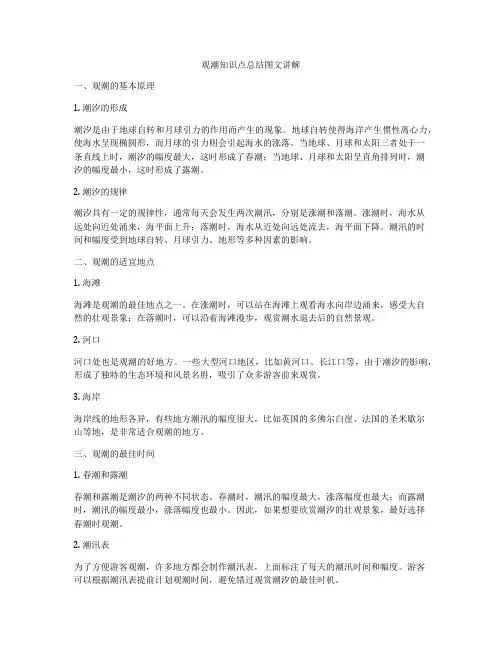 观潮知识点总结图文讲解