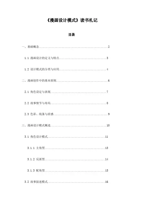 漫画设计模式_笔记