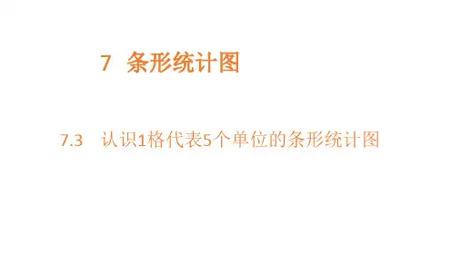 四年级上册数学优秀课件- 认识1格代表5个单位的条形统计图-人教新课标(共14张PPT)