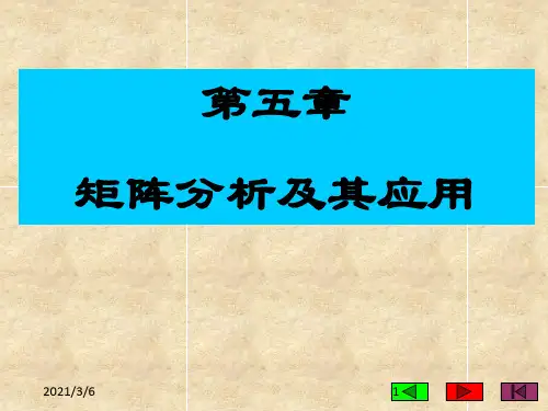 x第五章矩阵分析及其应用