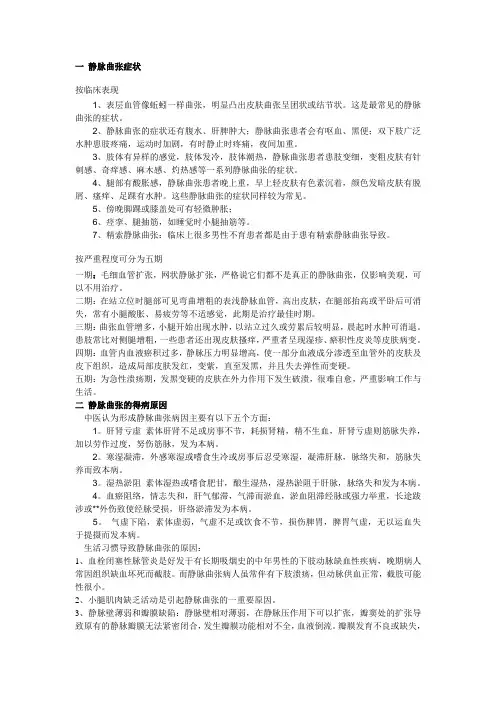 静脉曲张