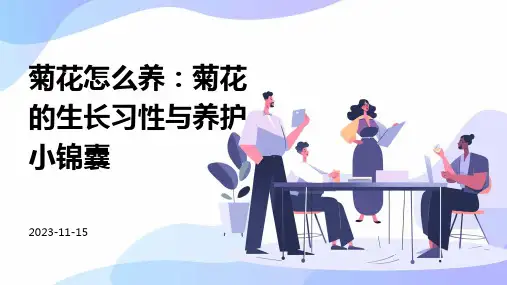 菊花怎么养：菊花的生长习性与养护小锦囊