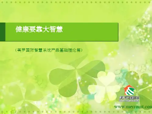 《美罗国际产品介绍》PPT课件