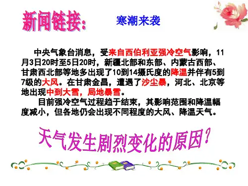 常见的天气系统号