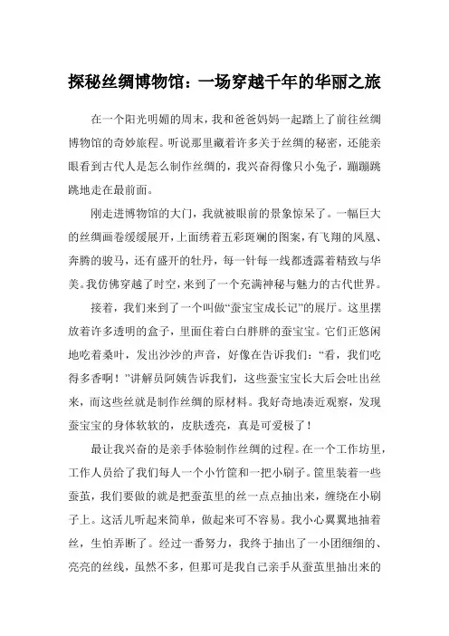 探秘丝绸博物馆：一场穿越千年的华丽之旅