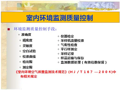 环境监测质量控制要点解析