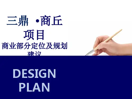 某项目商业部分定位及规划建议方案(PPT 87页)