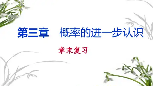 第三章概率的进一步认识复习课件