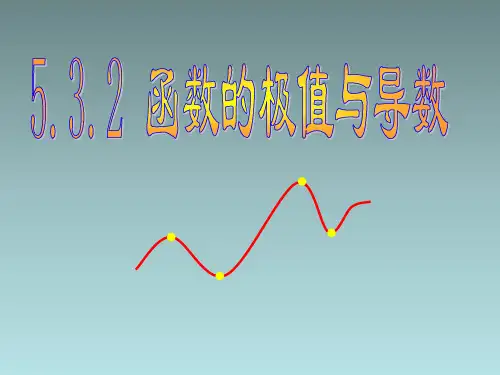 5.3.2函数的极值与导数课件(人教版)
