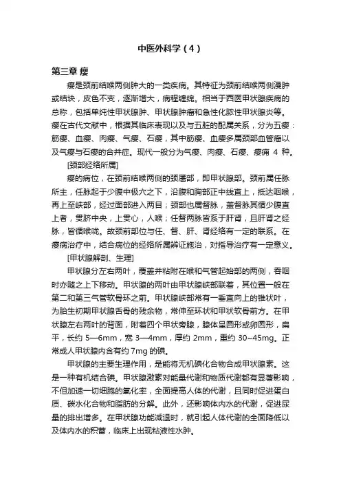 中医外科学（4）