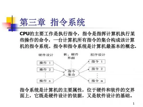 三章指令系统-PPT精选文档