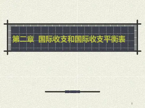国际收支和国际收支平衡表资料