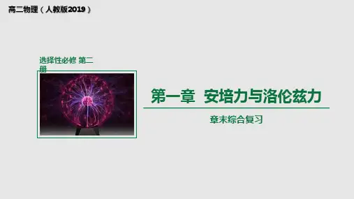 第一章 安培力与洛伦兹力章末总结(课件)高二物理(人教版2019选择性必修第二册)
