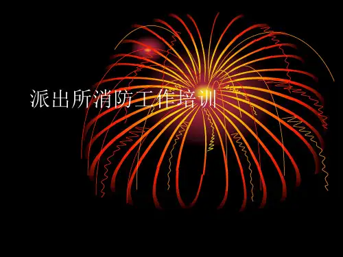 派出所消防工作培训 ppt课件