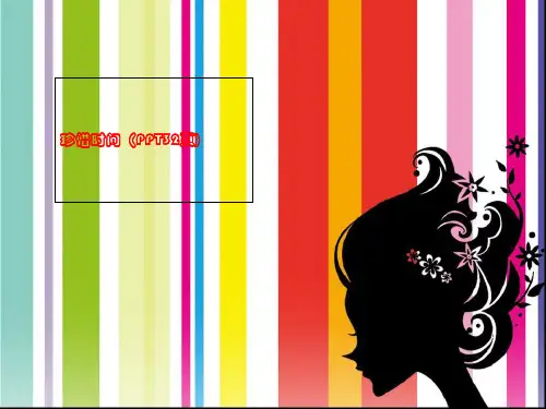 珍惜时间(PPT32页)