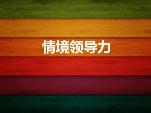 【情境领导力】ppt课件