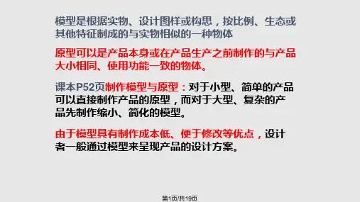 方建福;模型工艺模型制作PPT课件