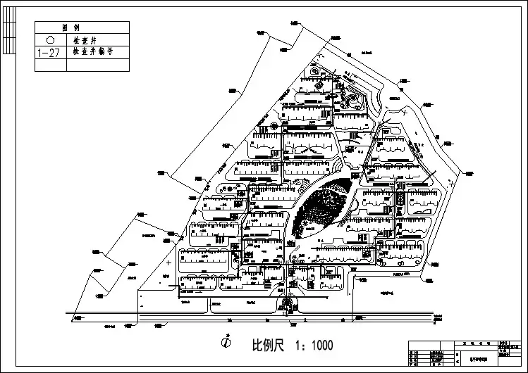污水管道布置平面图