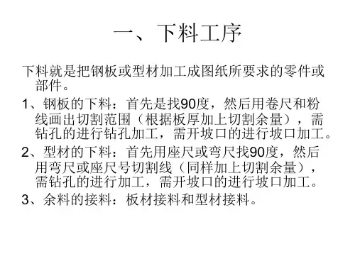 钢结构制作工艺流程