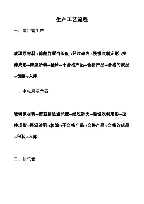 生产工艺流程
