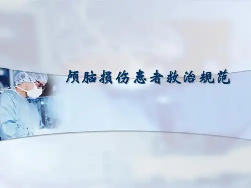 颅脑外伤指南 ppt课件