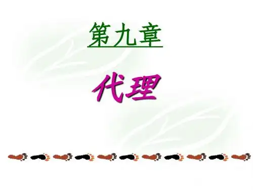 9第九章 代理