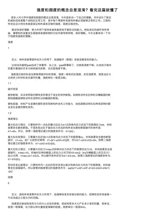 强度和刚度的概念总是混淆？看完这篇就懂了