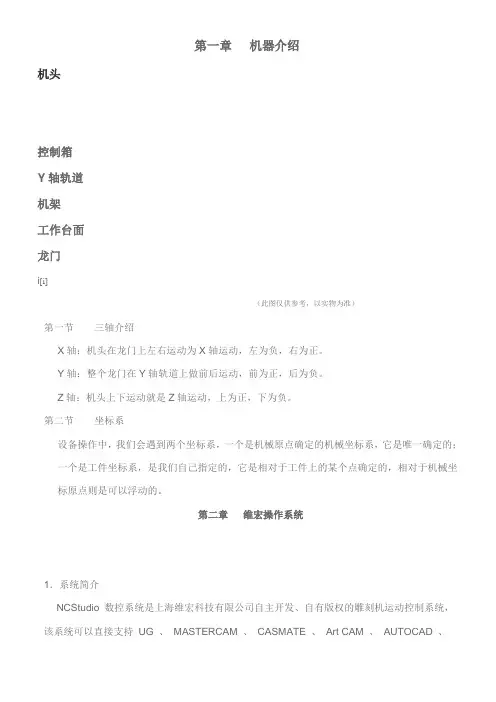 雕刻机使用说明