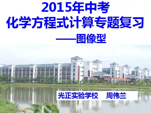 化学方程式的计算(图像型)