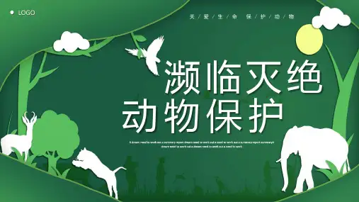 濒临灭绝保护动物