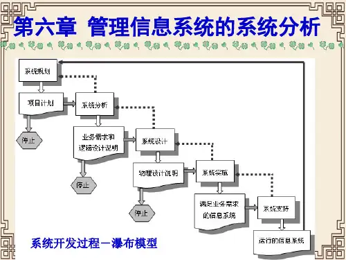 管理信息系统第六章 管理信息系统的系统分析