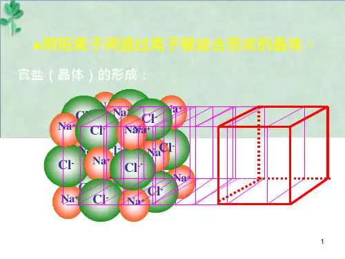 《离子晶体》ppt课件