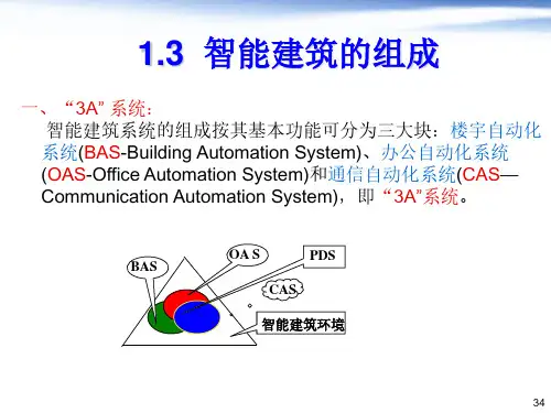 1.3智能建筑的组成