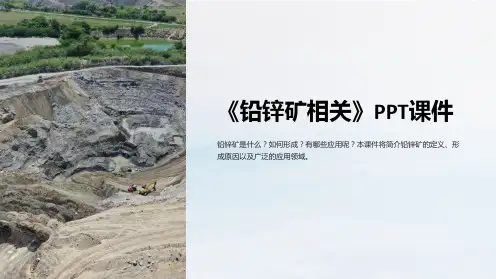 《铅锌矿相关》课件