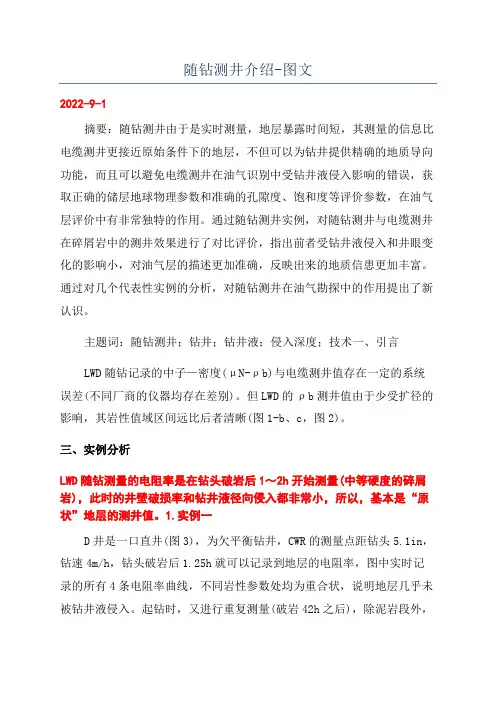随钻测井介绍-图文
