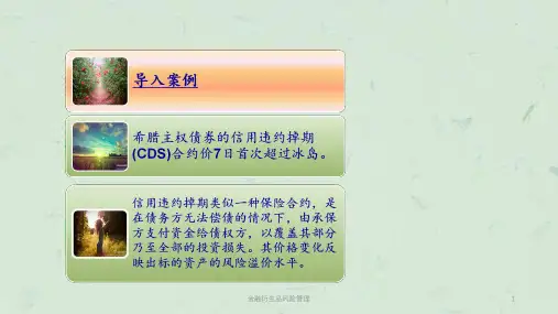 金融衍生品风险管理课件