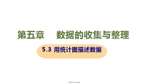 新沪科版七年级上册初中数学 5-3 用统计图描述数据 教学课件